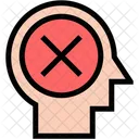 Deny Thought Mind Mapping Icon