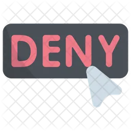 Deny click  Icon