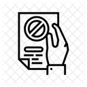 Deny Entry Denial Entry Icon