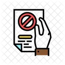 Deny Entry Denial Entry Icon