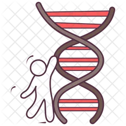 Deoxyribonucleic Acid Vector  Icon
