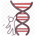 Deoxyribonucleic Acid Vector  Icon