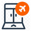 Departure Gate Building Blueprint Icon