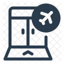 Departure Gate Building Blueprint Icon