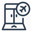 Departure Gate Building Blueprint Icon