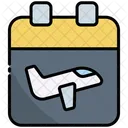 Departure Trip Airplane Icon