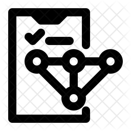 Dependency Icon - Download in Line Style