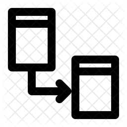 Dependency Icon - Download in Line Style