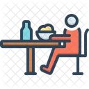 Depending Self Depend Dining Table Icon