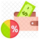 Depenses Argent Portefeuille Icône