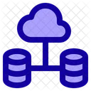 Deploiement Cloud Serveur Cloud Base De Donnees Cloud Icône