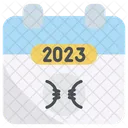 Deporte 2023 Calendario Icono