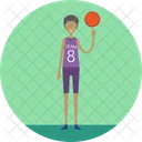 Sportlady Baloncesto El Deporte Icono