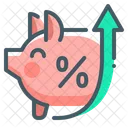 Deposit Piggy Bank Growth Icon