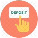 Deposit Banking Hand Icon