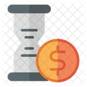 Deposit Hourglass Money Icon
