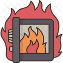 Deposit Box Burning Icon