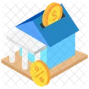 Savings Bank Money Icon