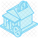 Savings Bank Money Icon