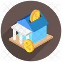 Savings Bank Money Icon