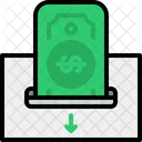 Deposit Business And Finance Commerce And Shopping Icon