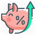 Deposit Piggy Bank Growth Icon