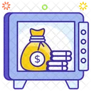 Deposit Safe Box Locker Icon