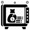Deposit Safe Box Locker Icon