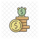 Coin Money Stack Icon