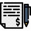 Deposito Acuerdo Legal Icono
