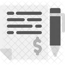 Deposito Acuerdo Legal Icono