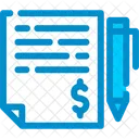 Deposito Acuerdo Legal Icono