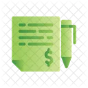 Deposito Acuerdo Legal Icono