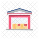 Almacen Interior Cajas Icono