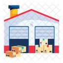 Sala De Logistica Almacen Trastero Icono