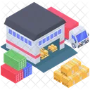 Warehouse Storeroom Storehouse Icon
