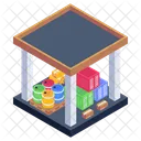 Depot Building Storehouse Warehouse Icon