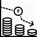 Deprecation Decrease Put Down Symbol
