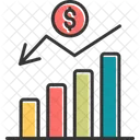 Depreciacion Grafico Tabla Icono