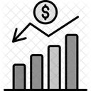 Depreciation Graph Chart Icon