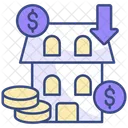 Depreciation Business Investment Icon