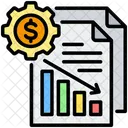 Depreciation Financial Decrease Icon