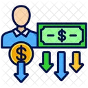 Depreciation Asset Management Money Management Icon