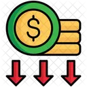 Depreciation Money Dollar Icon