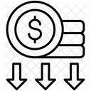 Depreciation Money Dollar Icon