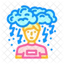 Depresion Hombre Enfermedad Icono