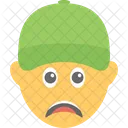 Sad Tired Emoji Icon