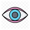 Depressed eye  Icon