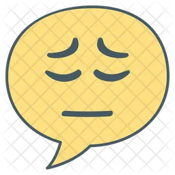 Deprimido Emoji Icono