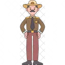Deputy Sheriff Sergeant Icon